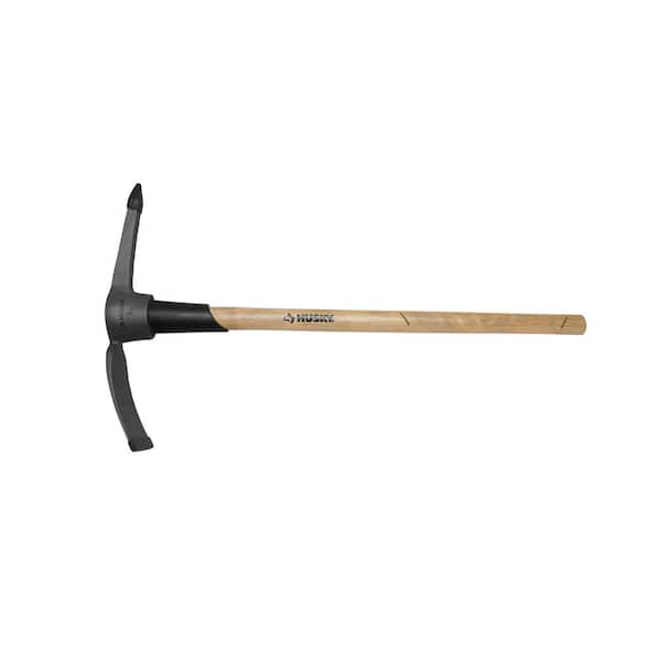 Husky 5 lb. Pick Mattock with 36 in. Wooden Handle 201906 - The