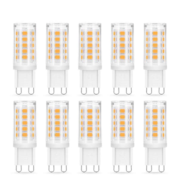 YANSUN 40-Watt Equivalent G9 Base Non-Dimmable LED Light Bulb in Daylight 6000K (10-Pack)