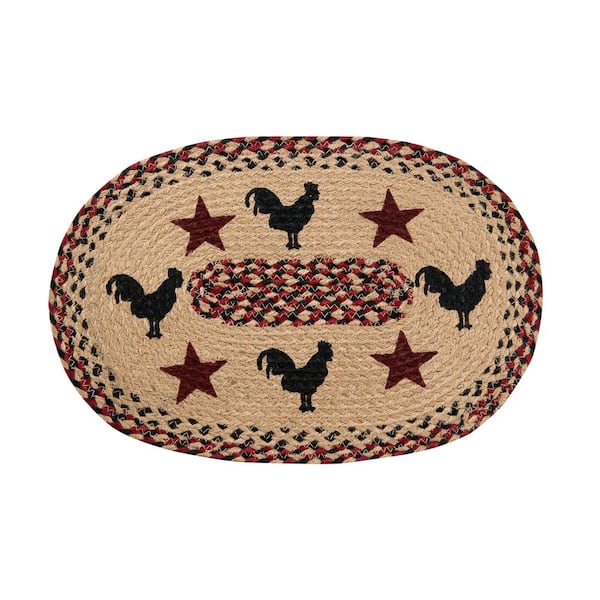 Better Trends Whimsical Burgundy Placemats