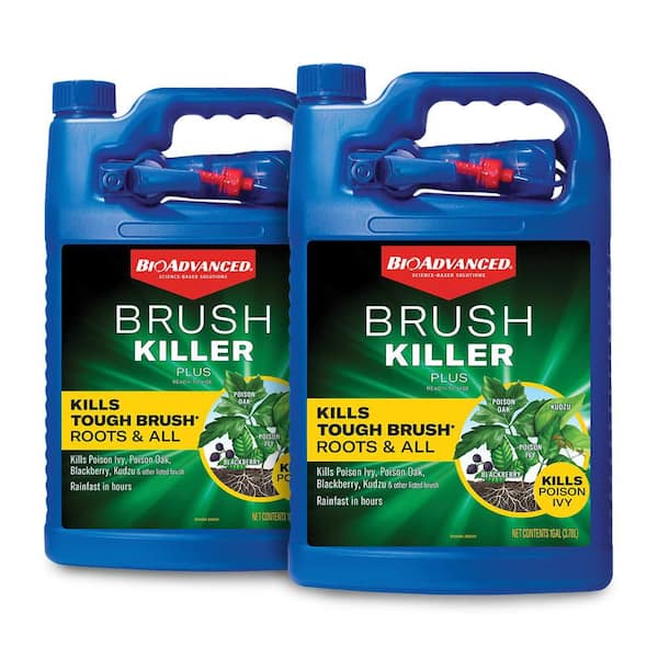 BIOADVANCED 1 Gal. Ready-to-Use Brush Killer Plus (2-Pack) 820146V - The  Home Depot