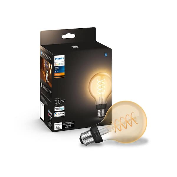 Philips Hue White Filament G25 Bluetooth Smart LED Bulb - Amber 