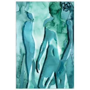 "Water Women II" by EAD Art Coop Frameless Free-Floating Tempered Art Glass Wall Art