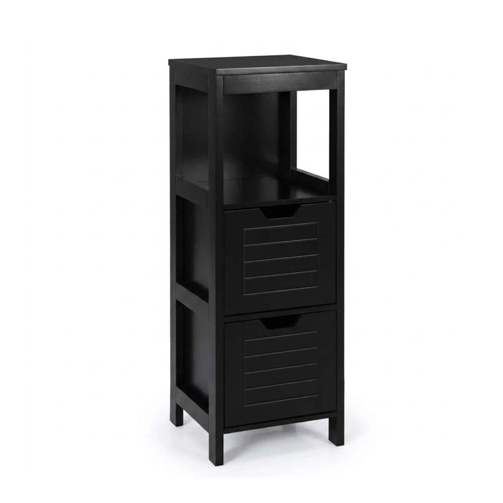 Multifunction Wooden Floor Cabinet Organizer, 3-Layer Storage + 2 Relocatable Drawers, Anti-Tip, Moisture-Proof P2 MDF price history on PriceWatchPro