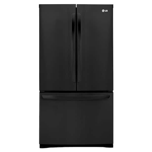 LG 28 cu. ft. French Door Refrigerator in Smooth Black