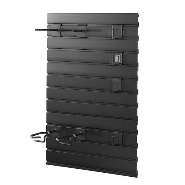 Gun Rack Wall Mount, Heavy Duty Rifle Shotgun Handgun Storage with Adjustable Hooks for 2 Rifles & 4 Pistols
