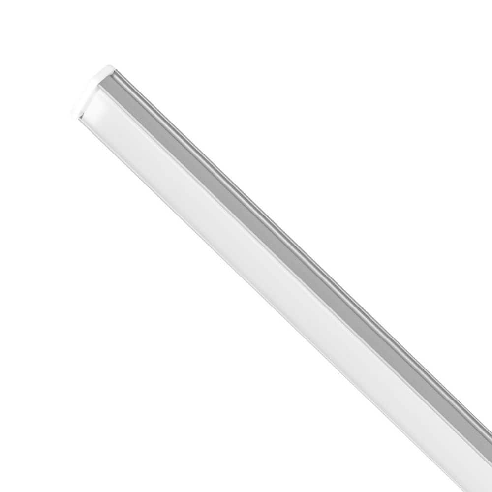 LED Aluminum Channel, 3.3 ft. Silver Recessed Light U-Shaped Trim with Frosted Diffuser and Mounting Clips 10-Pack price history on PriceWatchPro