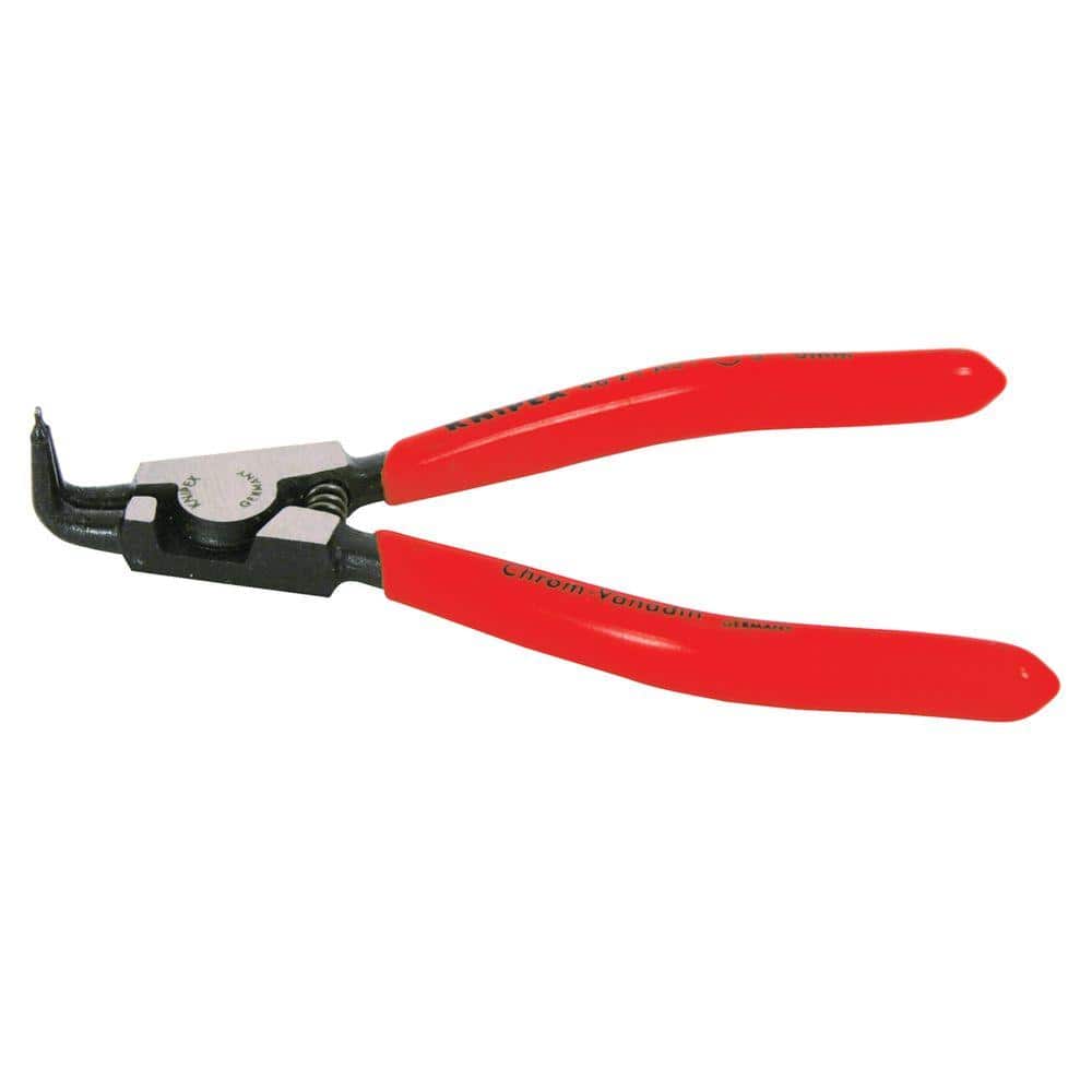 KNIPEX 5-1/2 in. External Straight Snap-Ring Pliers 46 11 A0 - The Home  Depot