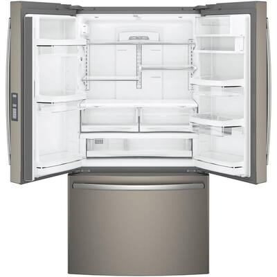 23.1 cu. ft. French Door Refrigerator in Slate, Counter Depth, Fingerprint Resistant and ENERGY STAR