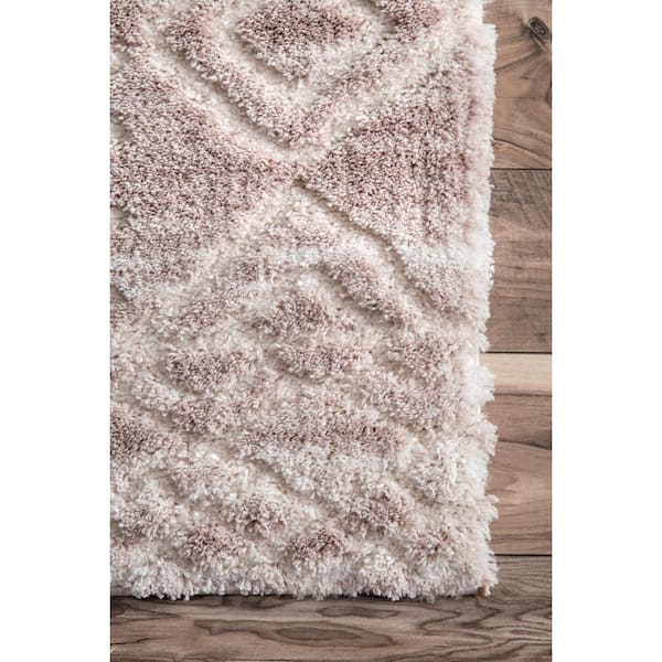 La cushion rug マイクロムートン ベージュ 185×185 cm ラ・クッションラグ マイクロムートンタイプ 185×240 極厚 厚さ