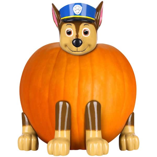 Unbranded 5.91 in. Chase Paw Patrol Pumpkin Push in Kit