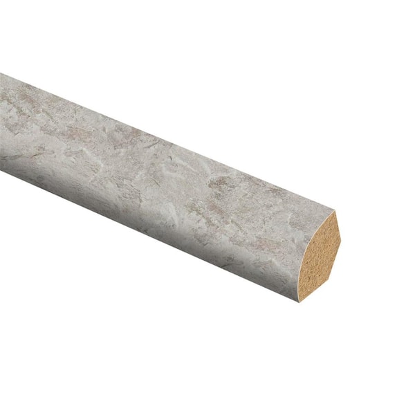 Shale Grey 5/8 in. Thick x 3/4 in. Wide x 94 in. Length Vinyl Quarter Round Molding