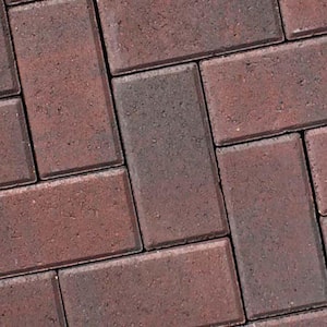 Holland 8.5 in. x 4.25 in. x 2.375 in. Rectangle Rosewood FM Concrete Paver (280-pieces/69 sq. sf./Pallet)