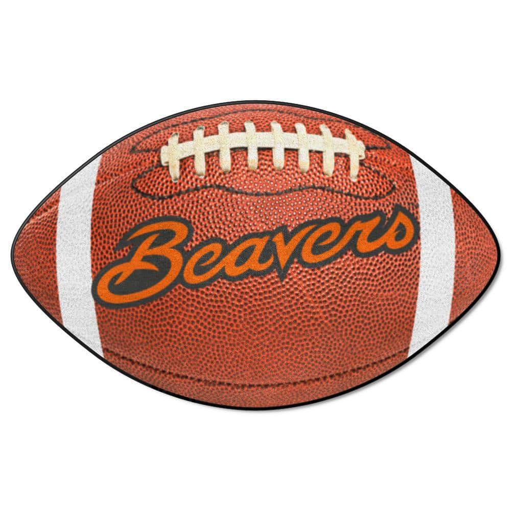 FANMATS Oregon State Beavers Brown 1 ft. x 2 ft. Football Area Rug