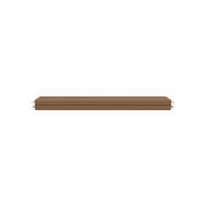 Transform Resalite Square Level Balusters in Caramel with Baluster Connectors for 36 in. Rail Height (10-Pieces/Pack)