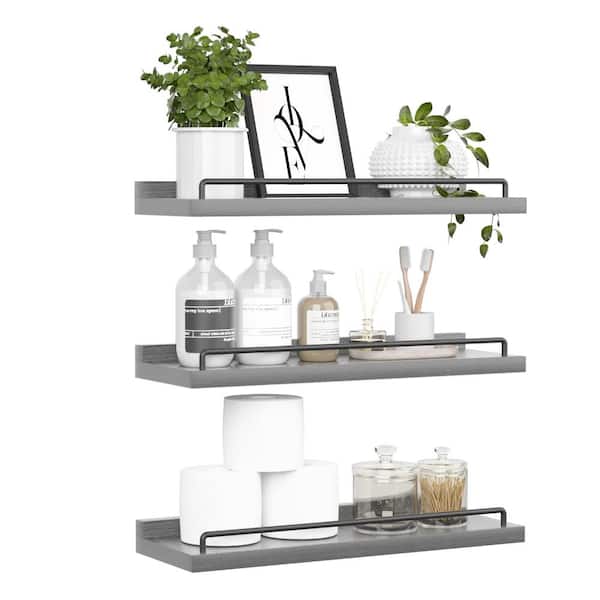 Unbranded 16 in. W x 6 in. D Solid Wood Floating Decorative Wall Shelf