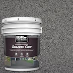 5 gal. Gray Granite Grip Decorative Flat Interior/Exterior Concrete Floor Coating