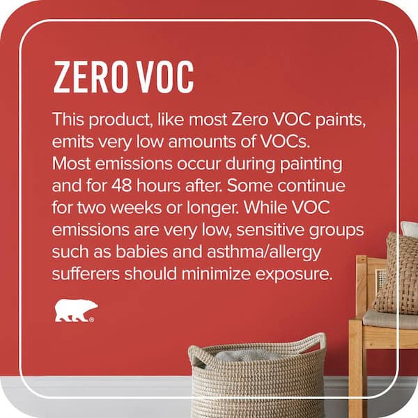 1 gal. #790F-6 Trail Print Flat Low Odor Interior Paint & Primer