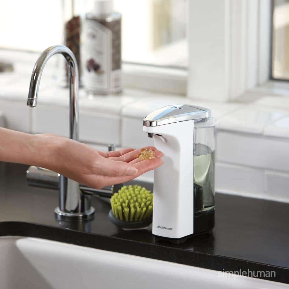 Compact Stainless Steel Touch-Free Sensor Soap Dispenser