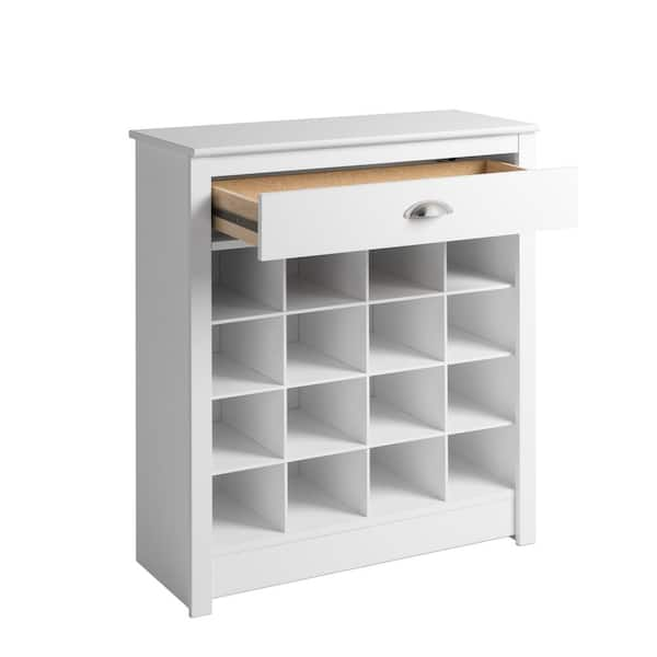 12 Pair Shoe Storage Cabinet Orren Ellis Finish: White