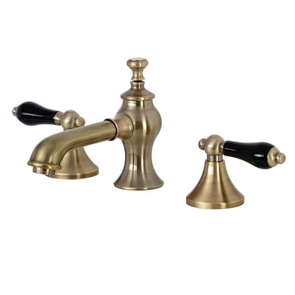 Kingston Brass Duchess 8 in. Widespread 2-Handle Bathroom Faucet in Antique Brass
