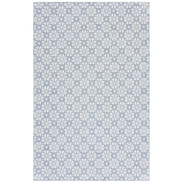 ⑤マーサスチュワート SAFAVIEH Martha Stewart 5 ft. x 8 ft. Pink/Ivory Monochrome