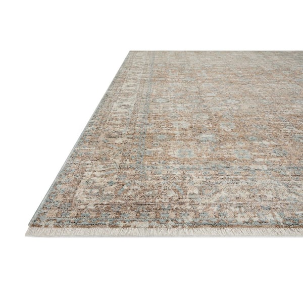 Angela Rose Blake 7 ft. 10 in. x 10 ft. 2 in. Sand / Sky Transitional Area Rug