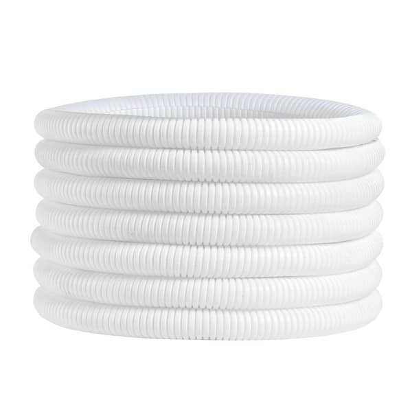 White 30 ft. Dog Cat Cord Protector Electric Wires Covers Diameter 13 mm Protect from Rabbits, Cats and Other Pets