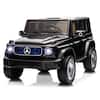 Garvee 12V Kids Ride on Car with Parent Remote Control, LED Lights, Music, Spring Suspension - Black ZXPTO_0YV51ECR