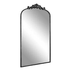 Arendahl 23.50 in. W x 42.00 in. H Black Arch Traditional Framed Decorative Wall Mirror