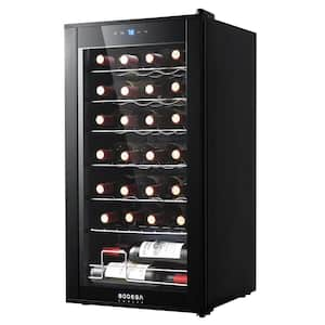 28 Bottle Wine Cooler with 41° F to 64.4° F Digital Temperature Control, Cellar Cooling Unit in Black