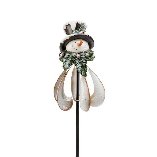 Evergreen 50 in. Snowman Wind Spinner