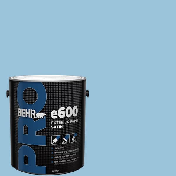 1 gal. #560D-4 Madras Blue Satin Exterior Paint
