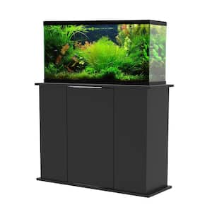 Aquarium Fundamentals Black 28.25 in. Accent Cabinet with 2 Shelves with Swing Out Door for 30-45 gal. Aquariums