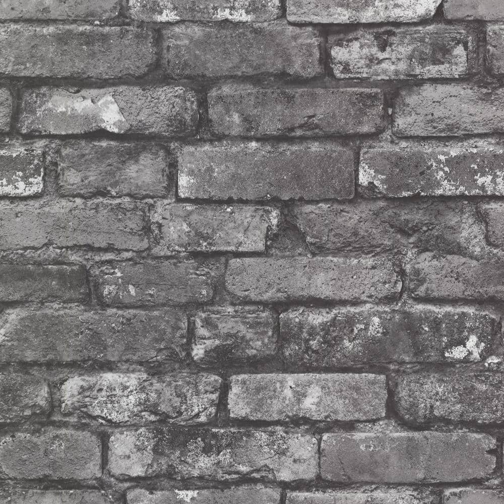 Reviews for AStreet Prints Debs Grey Exposed Brick Grey Wallpaper