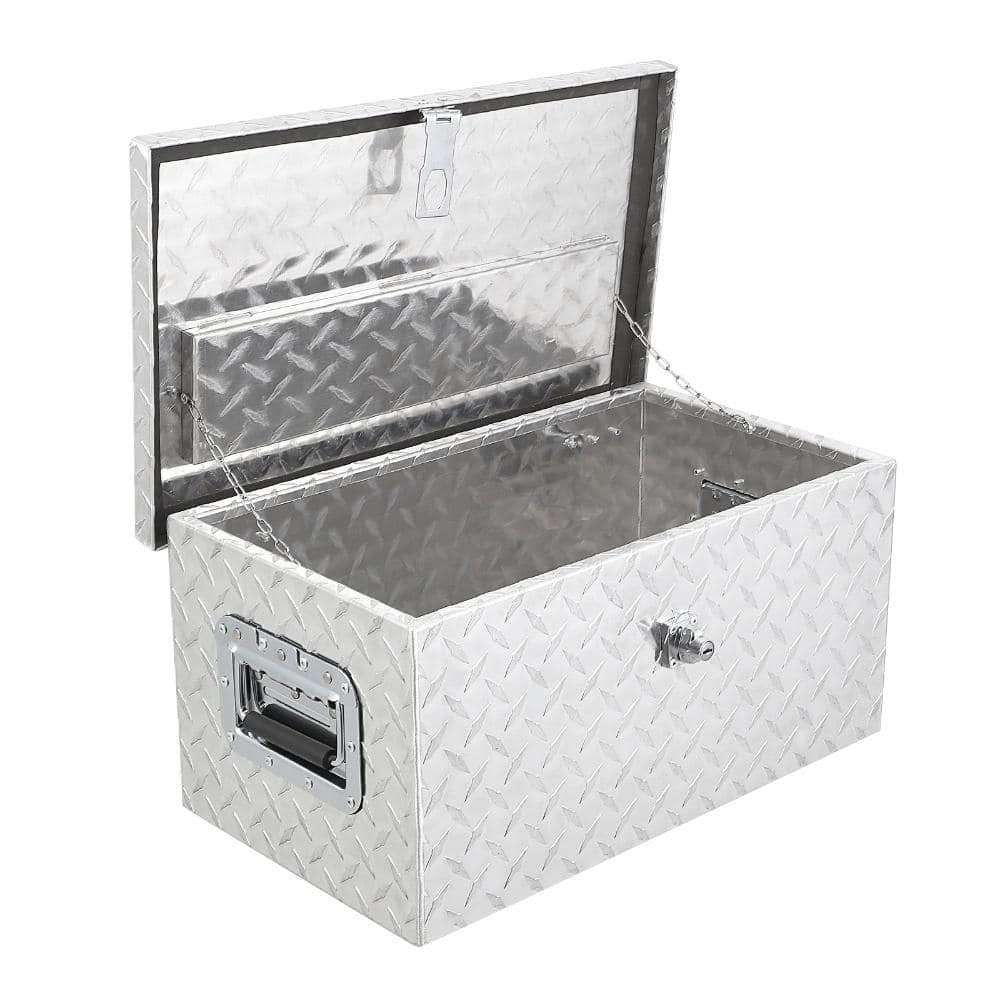 Heavy Duty Aluminum Diamond Plate Underbody Truck Tool Box with Lockable, Compact, Lightweight for Pickup, Van, Trailer price history on PriceWatchPro