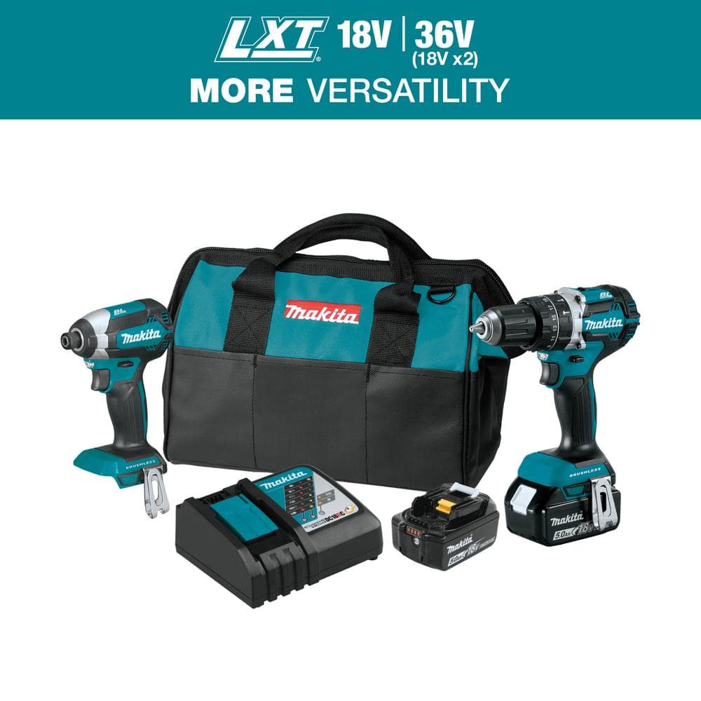 UPC 088381874540 product image for 18V LXT Lithium-Ion Brushless Cordless 2-Piece Combo Kit (Hammer Drill/ Impact D | upcitemdb.com