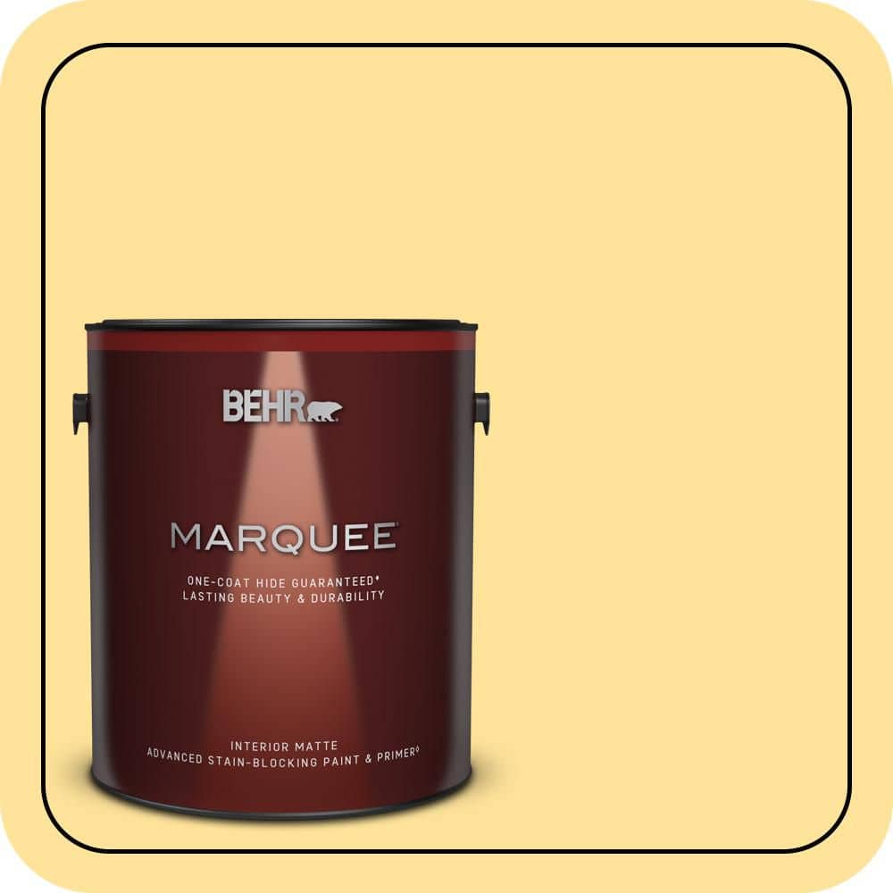 1 gal. #P290-3 Roasted Corn Matte Interior Paint & Primer product image for price tracking