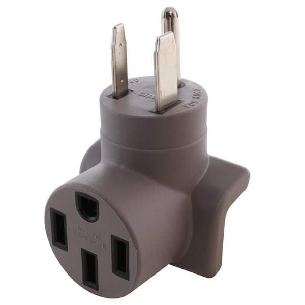 NEMA 14-50 Male Plug to NEMA 6-20 Female Connector Adapter by AC WORKS® 
