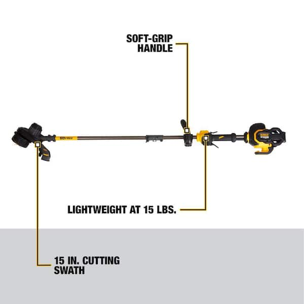 FLEXVOLT 60V MAX 16 in. Brushless Cordless Battery Powered String Trimmer (Tool Only)