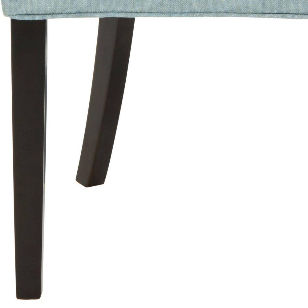 Elegant Sky Blue Linen Upholstered Parsons Side Chair