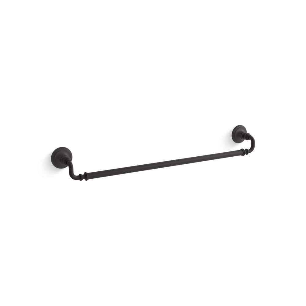 KOHLER Artifacts 30 in. Towel Bar in Matte Black 72569BL The Home Depot