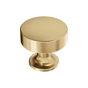 Everett 1-5/16 in. (33mm) Modern Champagne Bronze Round Cabinet Knob