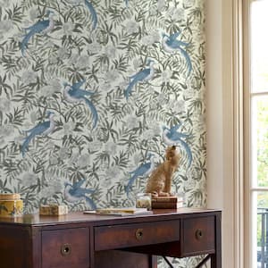 Osterley Sage Non Woven Unpasted Removable Wallpaper