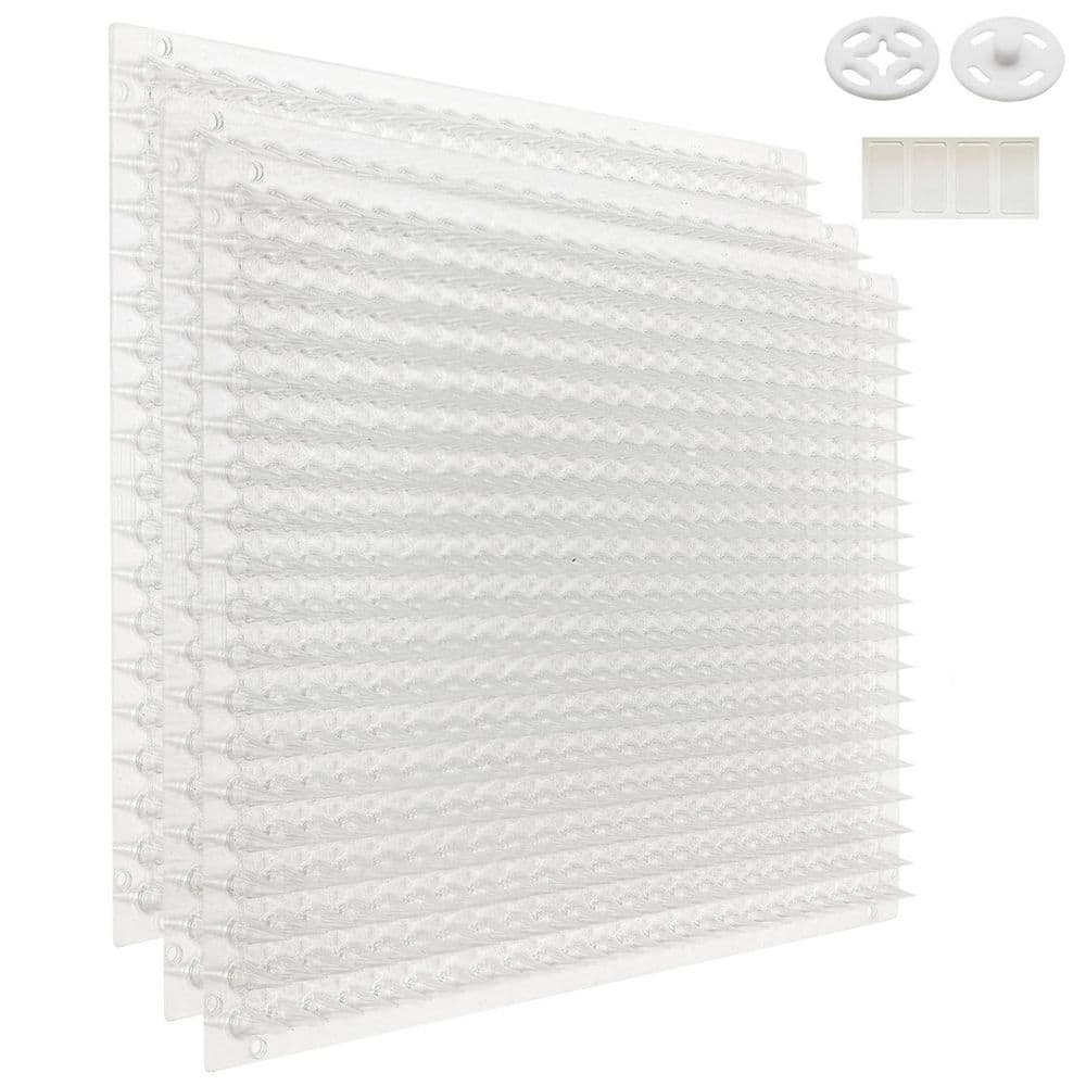 12-Piece Cat and Dog Deterrent Mat with Spikes, Indoor/Outdoor Use, Protects Furniture and Gardens, 16 x 13 in. price history on PriceWatchPro