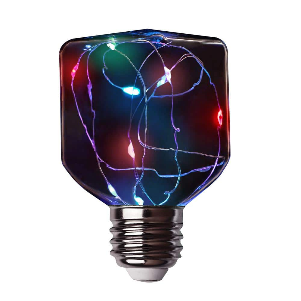 Feit Electric 11-Watt Equivalent Square Shape LED Soft Multi-Color ...