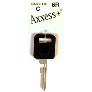 #6R Right-Hand Rubberhead General Motors Key Blank