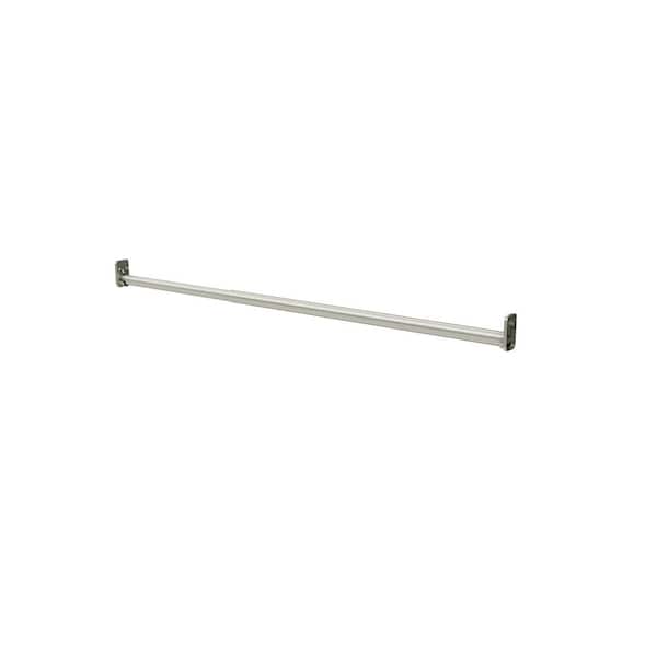 ClosetMaid Style+ 26.5 in. Satin Nickel Adjustable Hang Rod