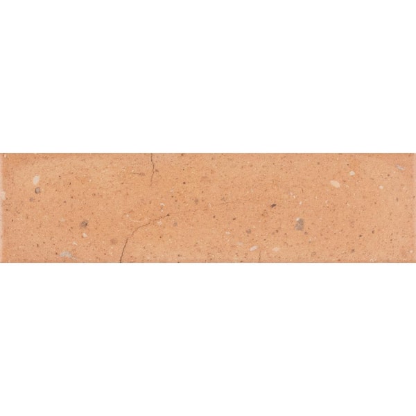 ELIANE Brick Art Chelsea Cotto MA 3 in. x 10 in. Glazed Ceramic Floor and Wall Tile Sample
