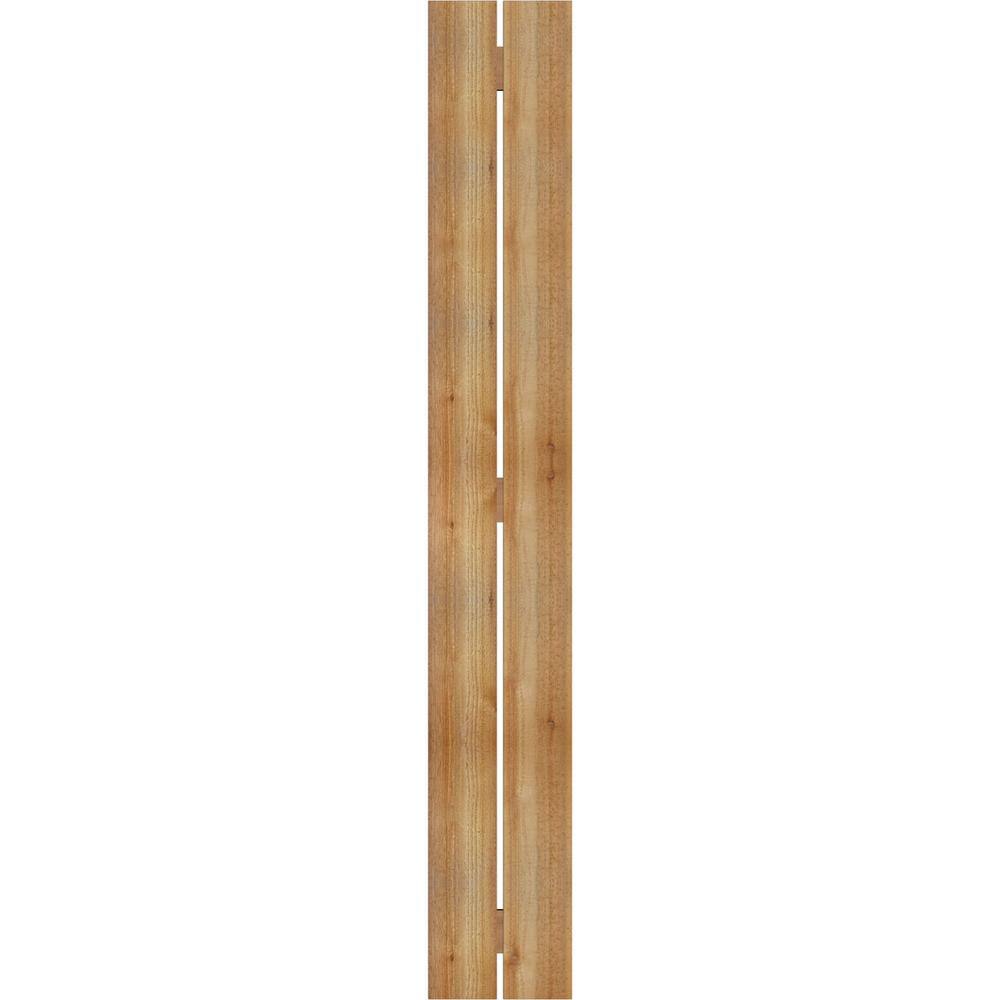Rustic Western Red Cedar 78" Handcrafted Board-n-Batten Shutters