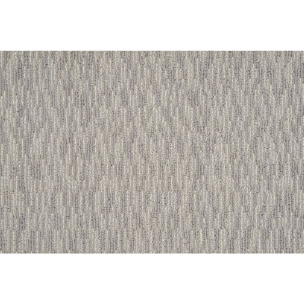 Natural Harmony Oceanic Tweed Alloy Custom Area Rug with Pad